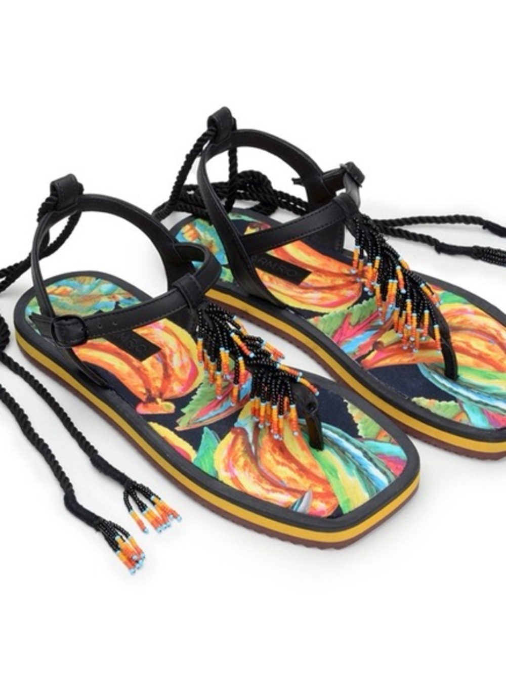 FARM Rio Black Sandals Modern Design - Picture 8 of 8